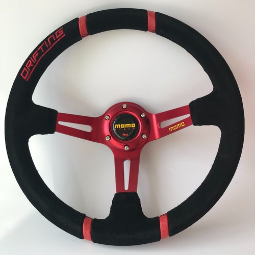 350mm suede deep - suede, steering