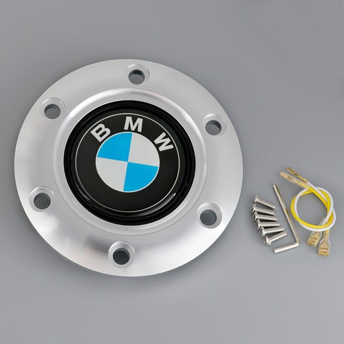 Bmw horn button - bmw, silver