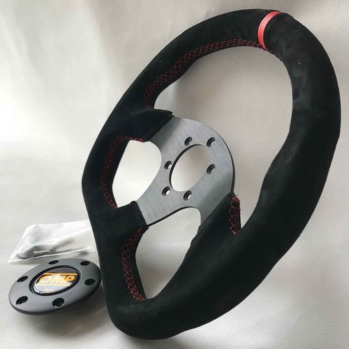 320mm black suede red - red, stripe